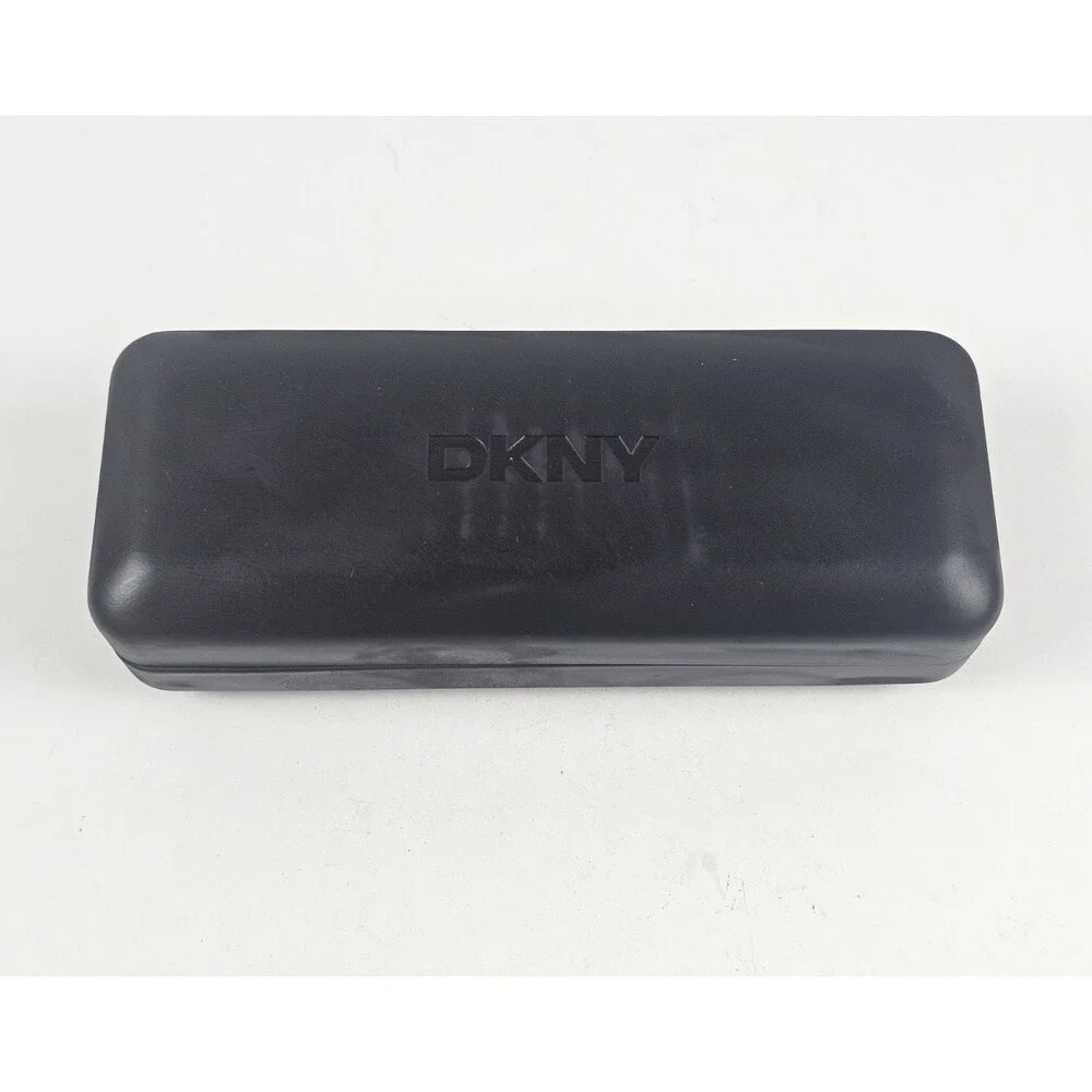 DKNY Black Hard Case Clamshell Eyeglass Glasses Case Unisex To Fit Glasses